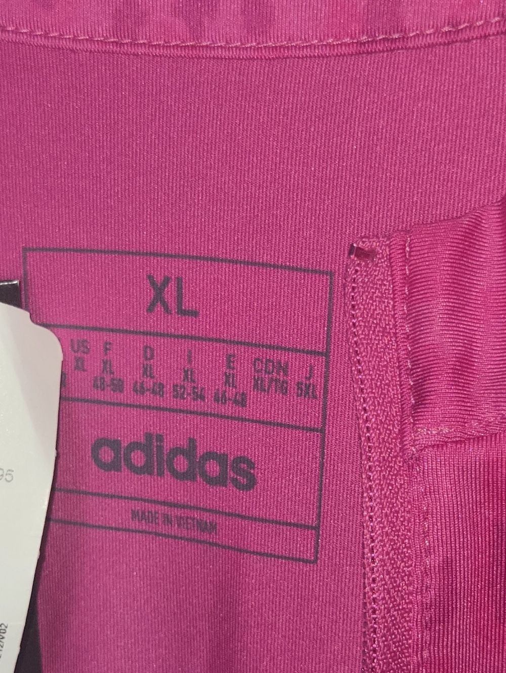Adidas Ultimate Golf UPF 50+ Pink Long Sleeve Shirt - Picture 4 of 4